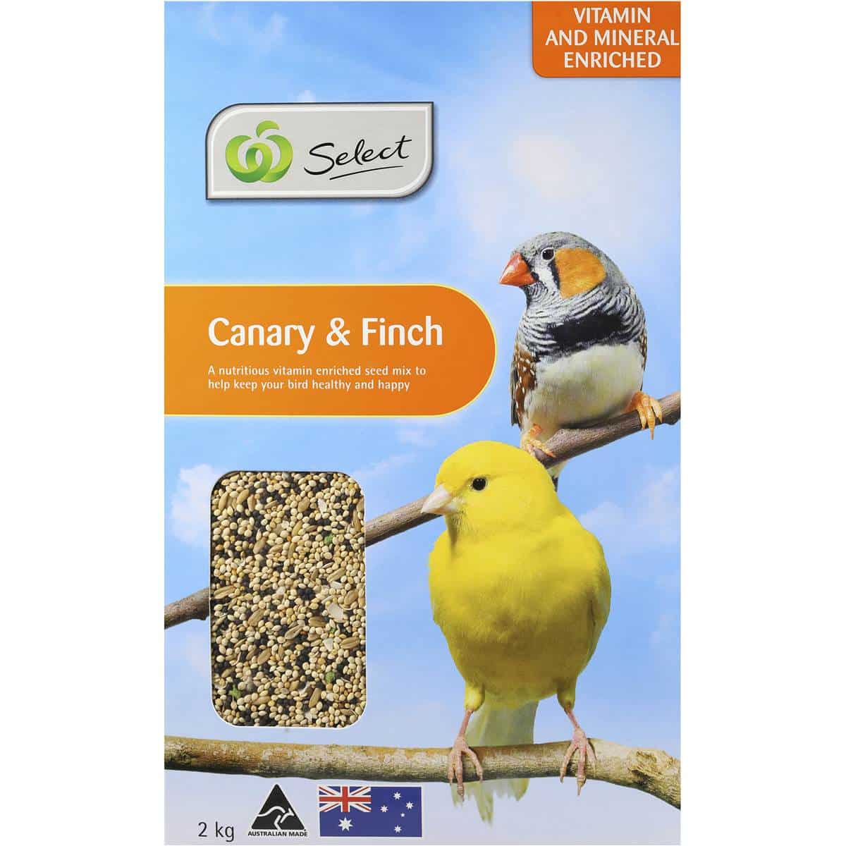 Canary bird food woolworths finch select 2kg